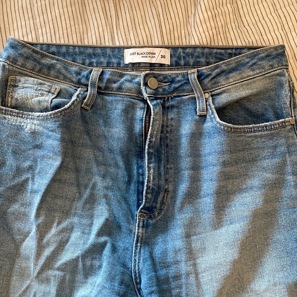 Just Black Denim Wide Leg Jeans